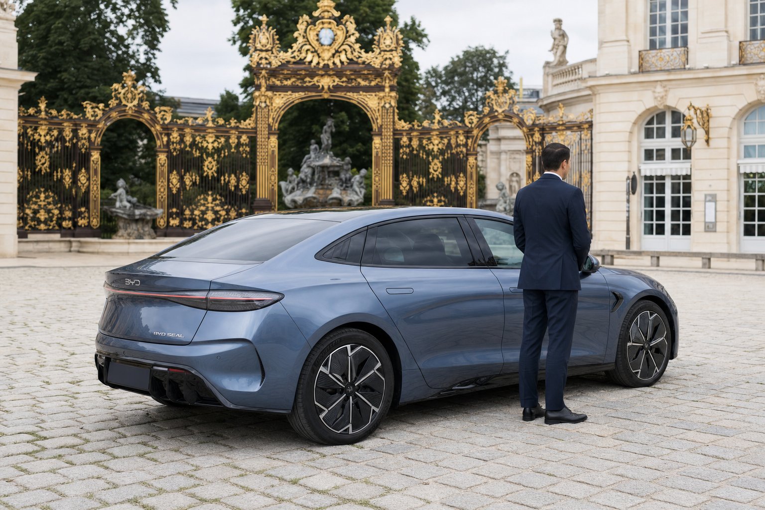 Berline électrique Dreams Prestige VTC à Nancy — chauffeur privé haut de gamme